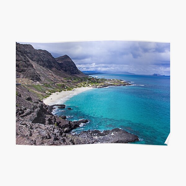 Photograph Makapuu Lookout in Oahu Poster