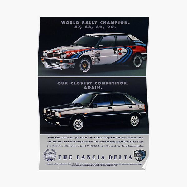 LANCIA DELTA Poster