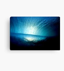 Lienzo Deep Blue - Playas del norte