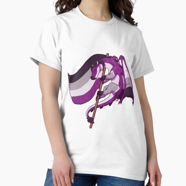 Item preview, Asexual Pride Flag Dragon (3rd Edition) designed and sold by Art of Keymintt.