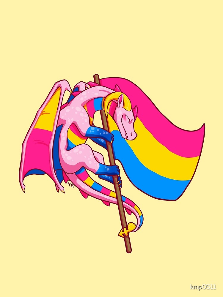 Pansexual Pride Flag Dragon 3rd Edition T Shirt By