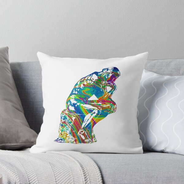 Item preview, Thinker - Colorful Swirls designed and sold by dlpalmer.