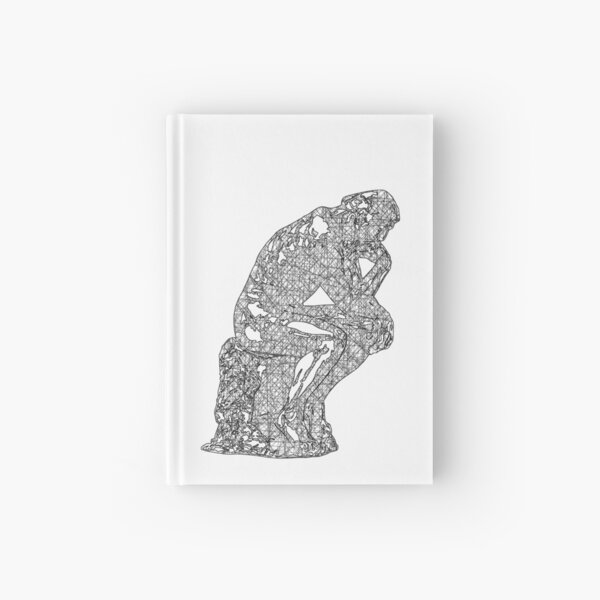 Thinker - Criss Cross Pattern Hardcover Journal