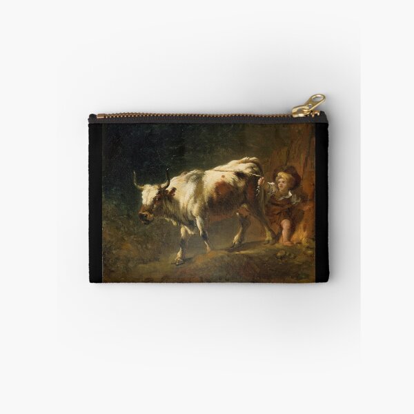 Item preview, Boy Attempting to Restrain a Cow (Fragonard) designed and sold by ArtHistorical.