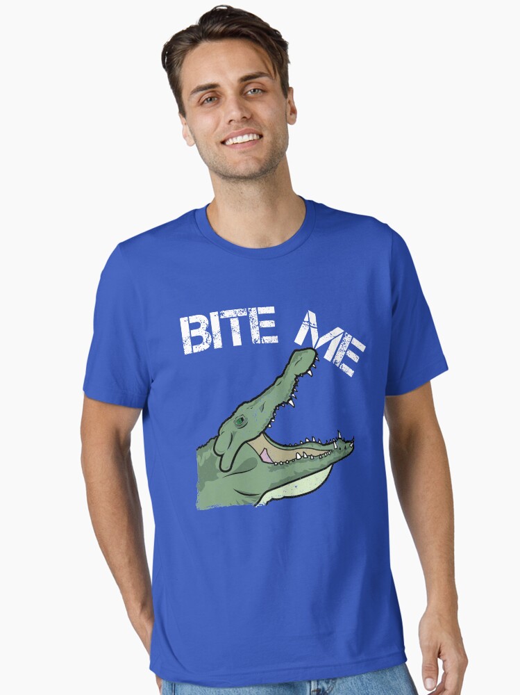 Thumbnail 1 of 7, Essential T-Shirt, Bite Me - Go Repairs designed and sold by gorepairs.