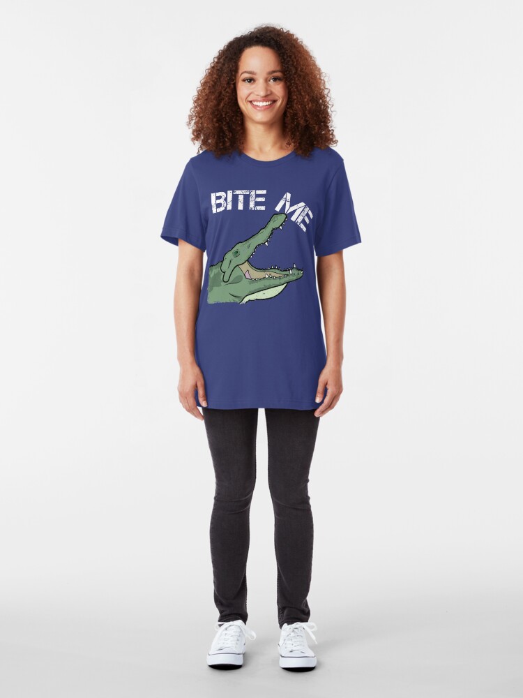 Alternate view of Bite Me - Go Repairs Slim Fit T-Shirt