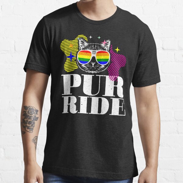 Purride Rainbow I Cat Lgbt Proud Awareness T Shirt For Sale By Holgerbrandt Redbubble 9590