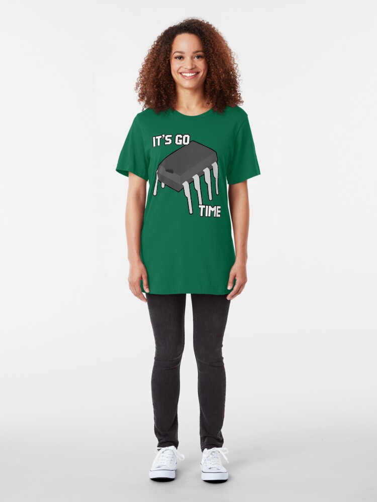 Alternate view of It's Go Time - Go Repairs Slim Fit T-Shirt