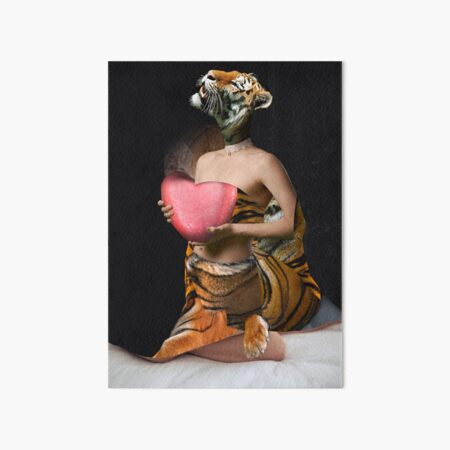 Tiger Bride Art Board Print