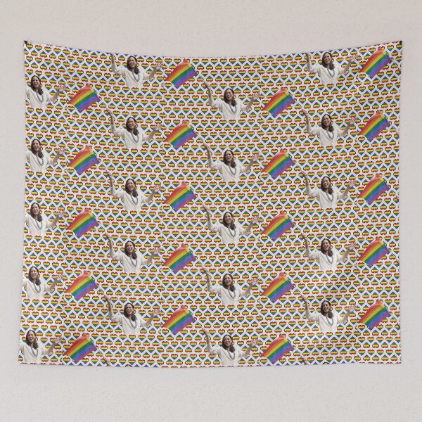 Item preview, Kamala Harris "Pride Flag" designed and sold by itsmebecca.