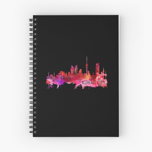 Item preview, Kuwait City Colorful Watercolor Art designed and sold by Elenia Design.