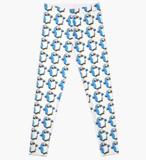 Adventure Time Blue Angry Gunther Leggings