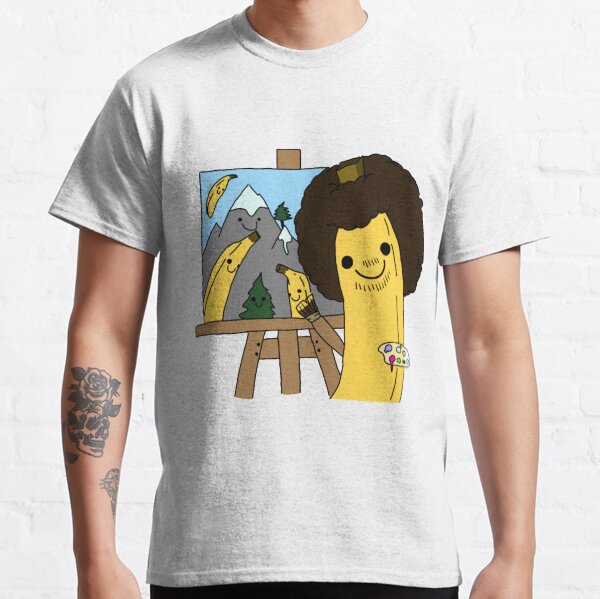 Banane Bob Ross Classic T-Shirt
