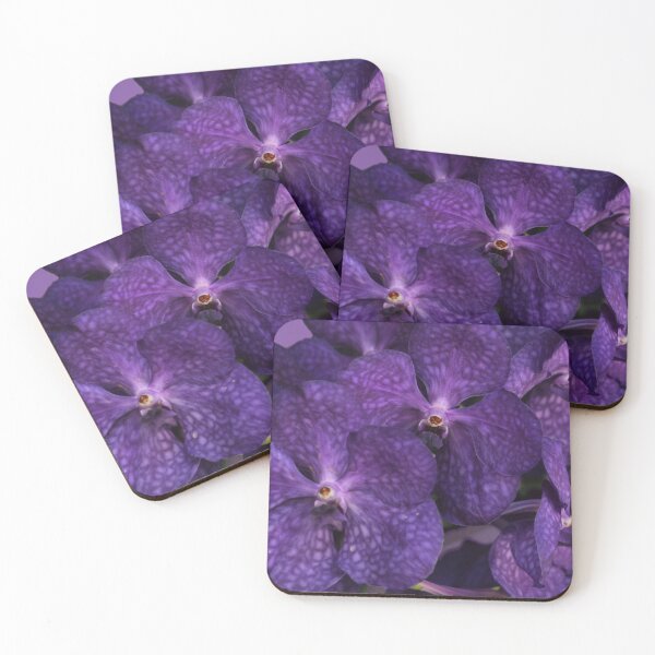 Item preview, Branch of purple orchids close-up designed and sold by Anna Lemos.
