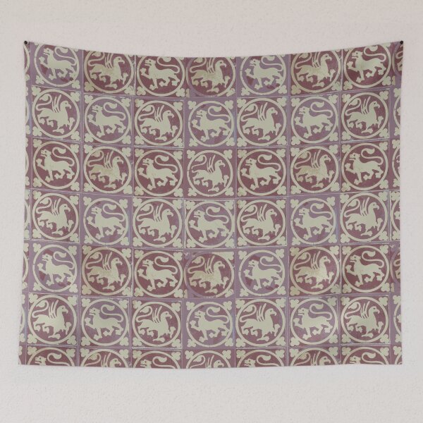 Item preview, Lion and Griffin tiles designed and sold by Aakheperure.