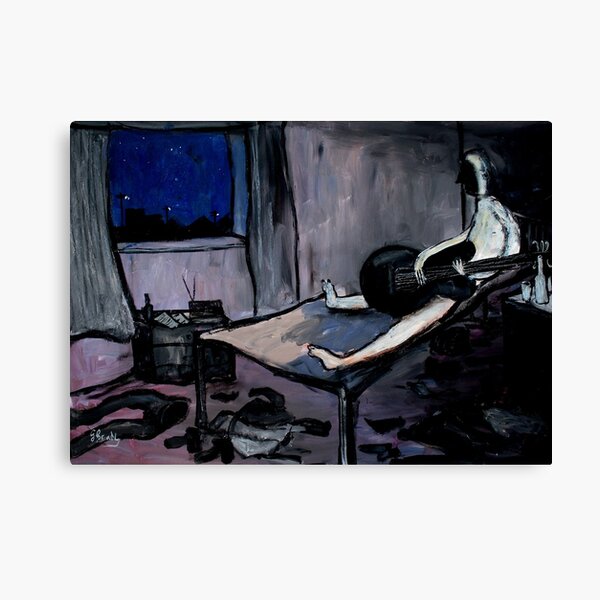 guitar player Canvas Print