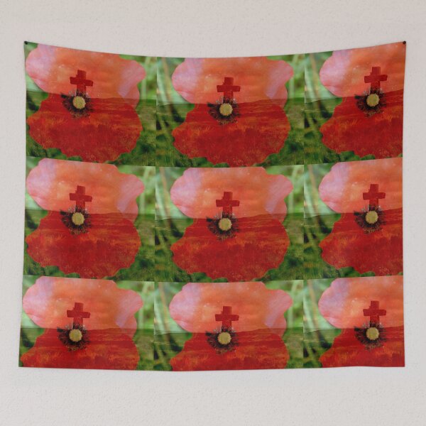 Item preview, Commemorative Poppy Collage designed and sold by RachelAlbang.