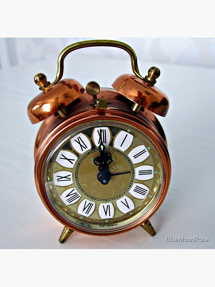 "Baby Ben Miniature Brass Alarm Clock" Poster by BlueMoonRose Redbubble