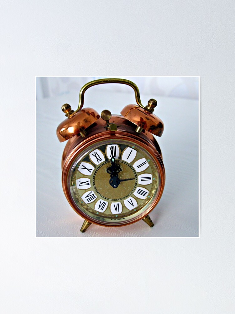 "Baby Ben Miniature Brass Alarm Clock" Poster by BlueMoonRose Redbubble