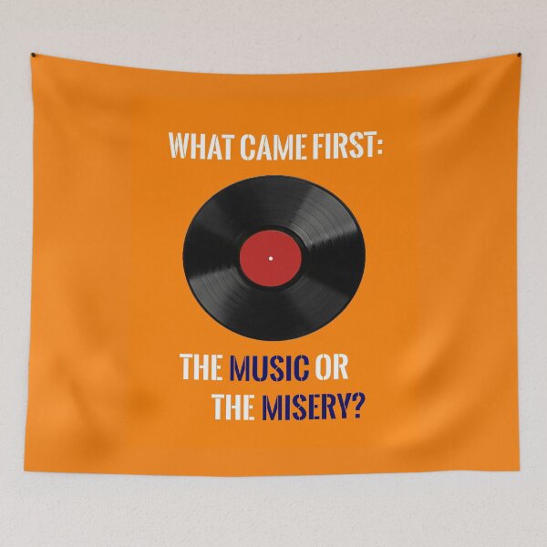 Item preview, What Came First: The Music or The Misery? High Fidelity Quote designed and sold by keatsish.