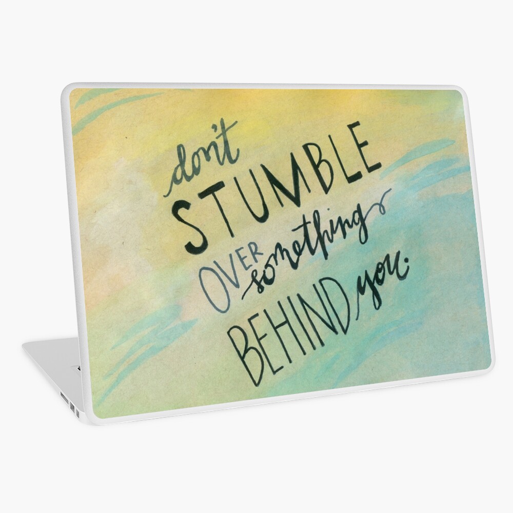 Don't Stumble Laptop Skin