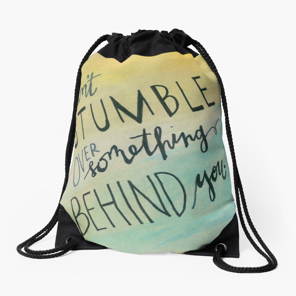 Don't Stumble Drawstring Bag