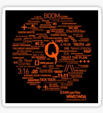 Qanon - Great Awakening - QResearch - Cryptograph Sticker