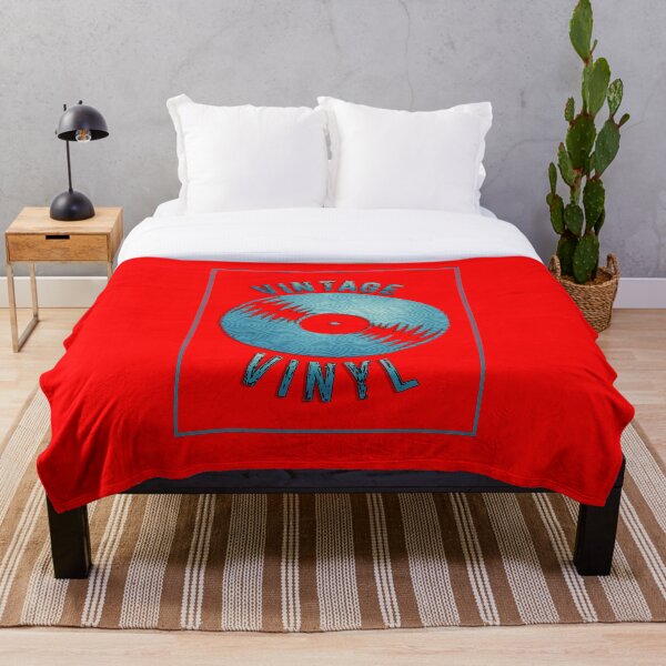 Item preview, Vintage vinyl illustration typography - RED - by Iona Art Digital designed and sold by IonaArtDigital.