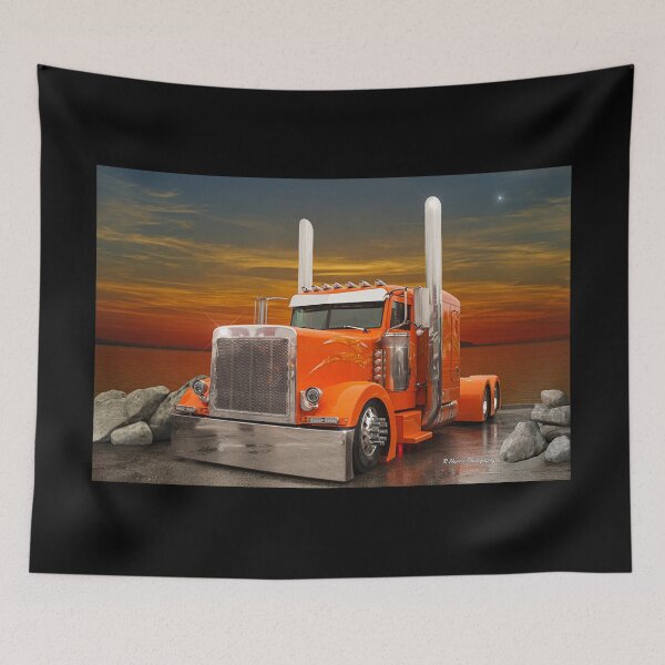 Item preview, Orange Peterbilt designed and sold by rharrisphotos.