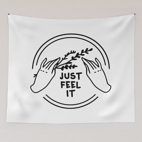 Item preview, Just feel it (black) designed and sold by didijuca.