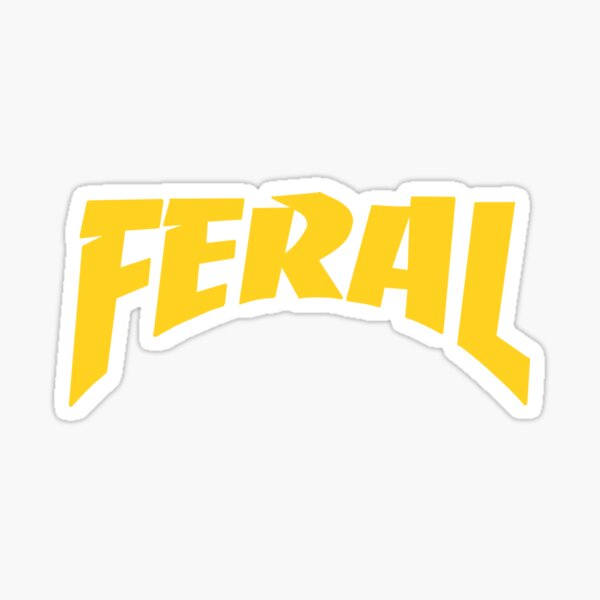 Feral pride Sticker