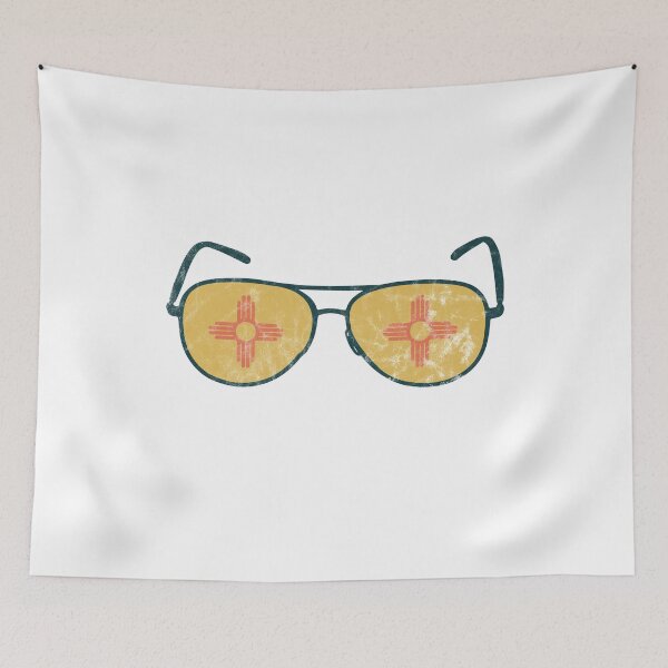 Item preview, New Mexico Flag - Vintage Sunglasses Travel Souvenir designed and sold by BlueRockDesigns.