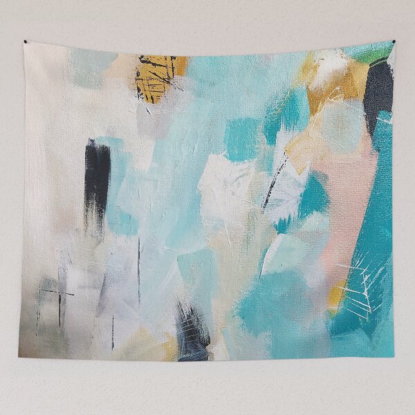 Item preview, Sea Glow Abstract Expressionism designed and sold by melaniebiehle.