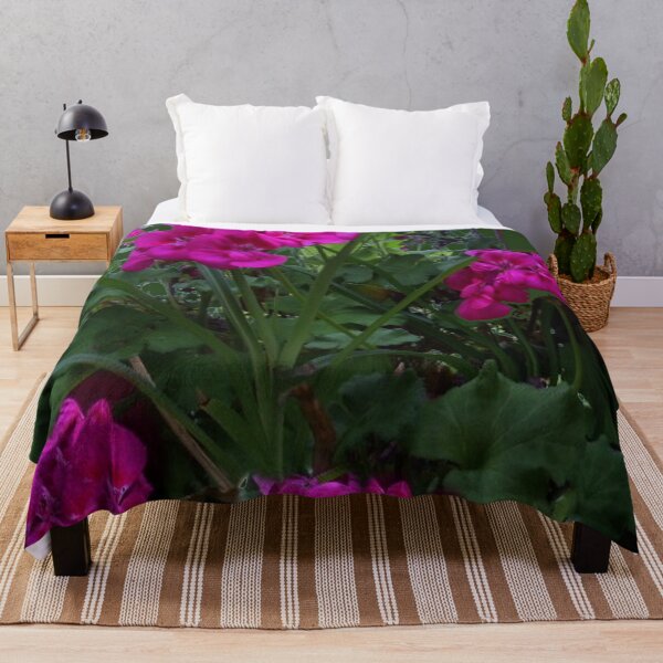 Item preview, PINK GERANIUMS &  GREEN FOLIAGE NATURE PATTERNS designed and sold by sharlesart.
