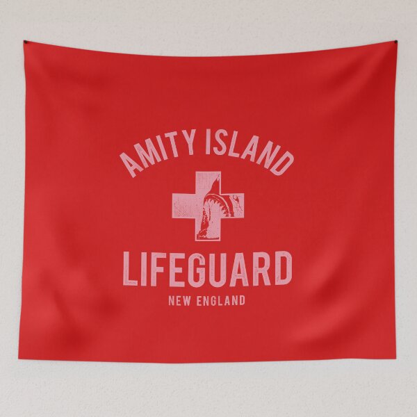 Item preview, Amity Island Lifeguard Shirt New England Shark designed and sold by Grafik Traffik.