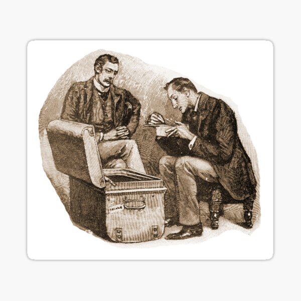 A Curious Collection - Sherlock Holmes - Musgrave Ritual Sticker