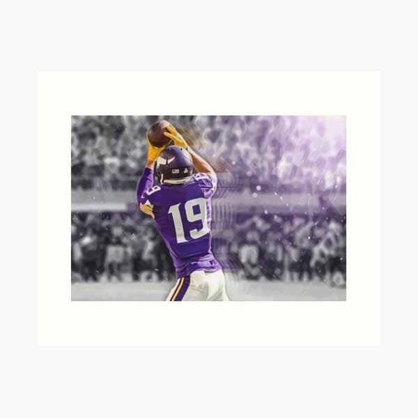 : iconic pics Adam Thielen Print Signed Mounted Photo