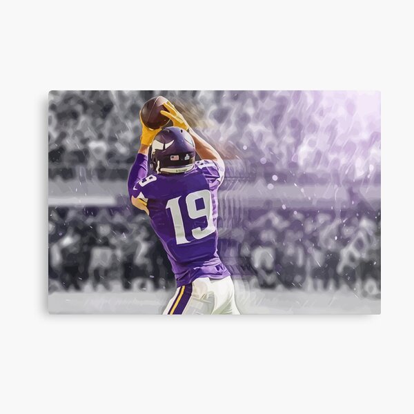 Adam Thielen Running Minnesota Vikings Signed Framed Photo