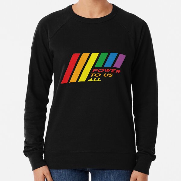 Pride Stripe: Power To Us All Lightweight Sweatshirt