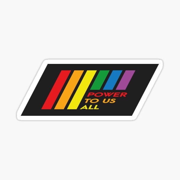 Pride Stripe: Power To Us All Sticker