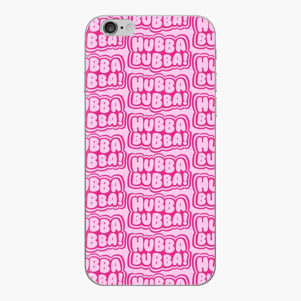 Hubba Bubba Sticker Iphone Skin By Liastrazz Redbubble