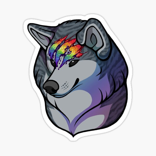 Ginga Nagareboshi Gin Pride - Gay Rainbow LGBT Sticker