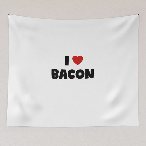 Item preview, I LOVE BACON t-shirt for bacon lover designed and sold by AMGraphicStudio.
