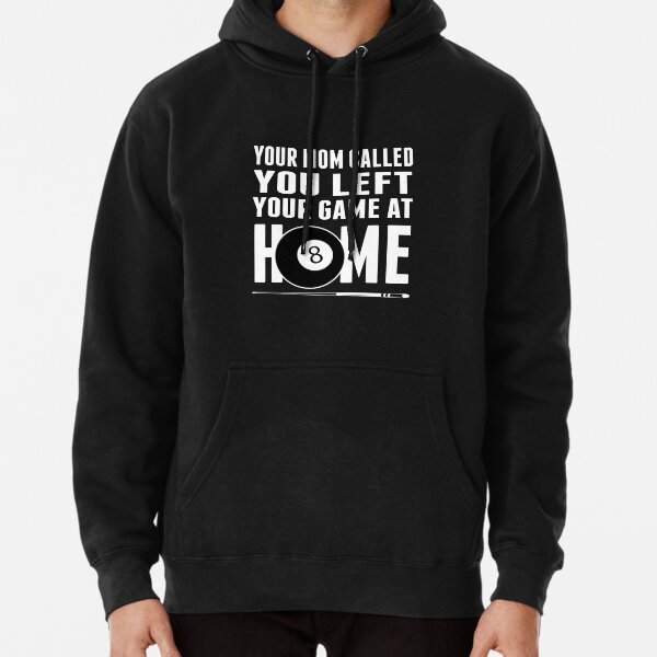 Mens Classic Pullover Hoodie Sweatshirt,Worlds Okayest Pool Player Print