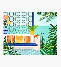 Lámina fotográfica Villa tropical