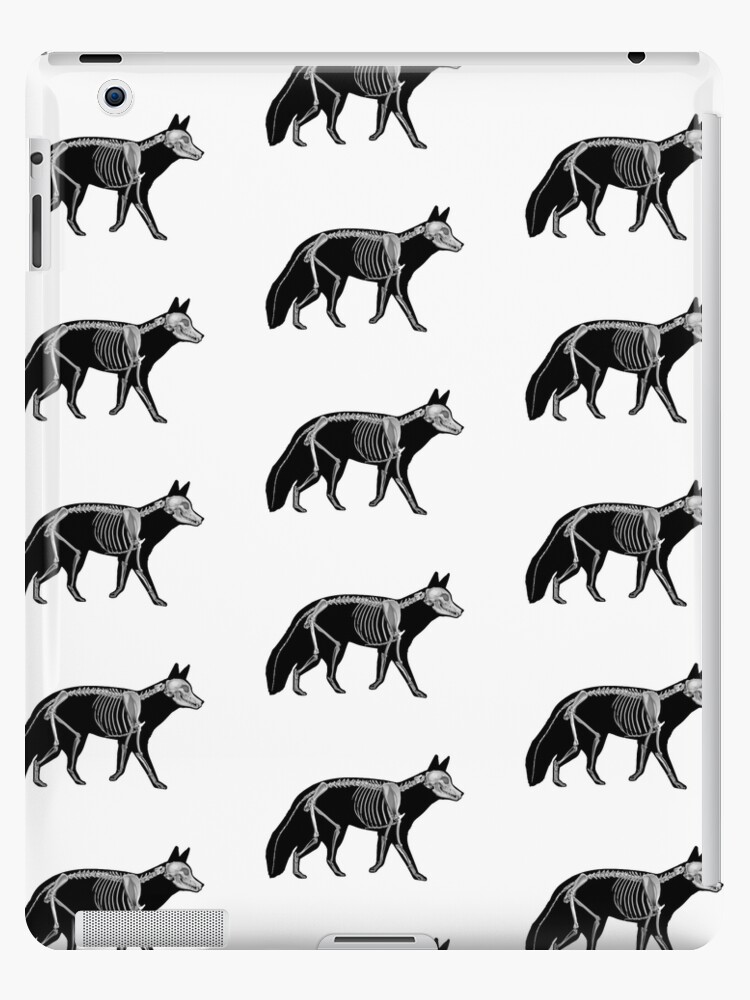 Fuchs Skelett Ipad Hulle Skin Von Dela V Redbubble