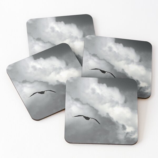 Item preview, © Cormorant in flight...stormy sky designed and sold by GeoPipics.