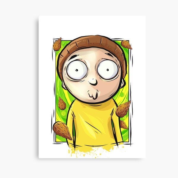 Rick and Morty - Mega Seeds Portal Morty Canvas Print