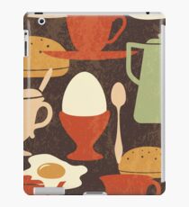 Retro Breakfast Pattern iPad Case/Skin