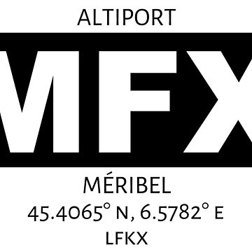 Artwork thumbnail, Altiport Meribel MFX by AvGeekCentral